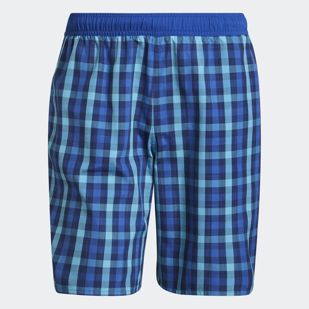 Adidas Classic-Length Check Swim Shorts. 1