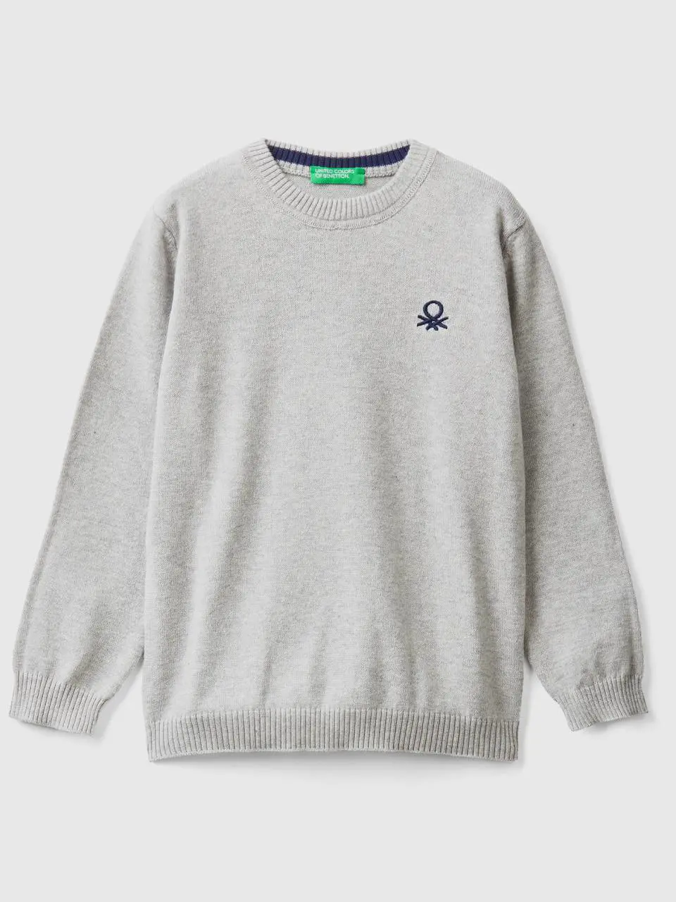 Benetton regular fit sweater in 100% cotton. 1