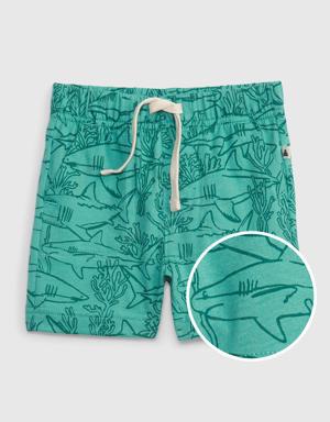 Baby Organic Cotton Mix and Match Pull-On Shorts blue