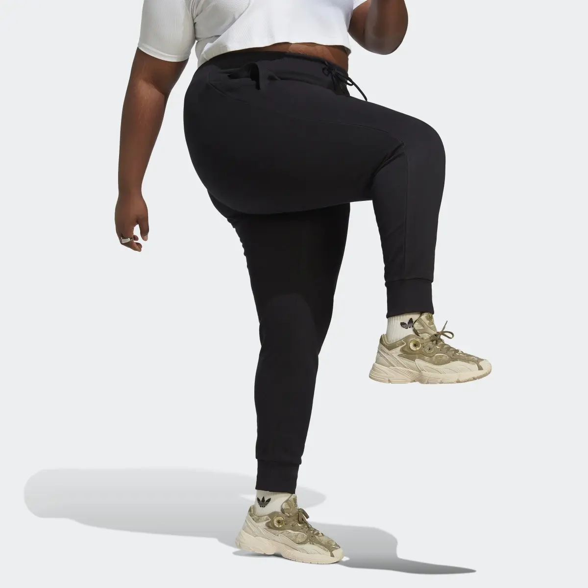 Adidas Adicolor Essentials Slim Joggers (Plus Size). 1