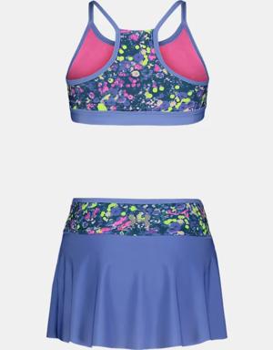 Little Girls' UA Two-Piece Swim Skirt Set