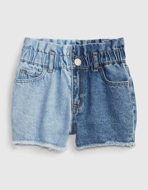Gap Toddler Just Like Mom Denim Shorts with Washwell blue