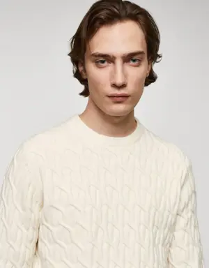Mango Braided knitted sweater