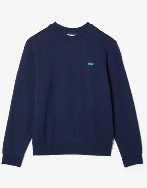 Men's Lacoste Classic Fit Speckled Print Fleece Sweatshirt