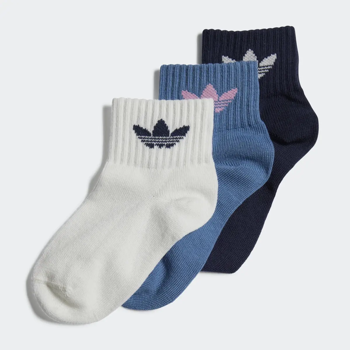 Adidas Bilek Boy Çorap - 3 Çift. 2 Adidas Bilek Boy Çorap - 3 Çift. 2