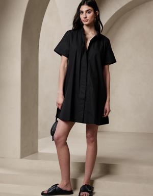 Rhyah Poplin Mini Dress black