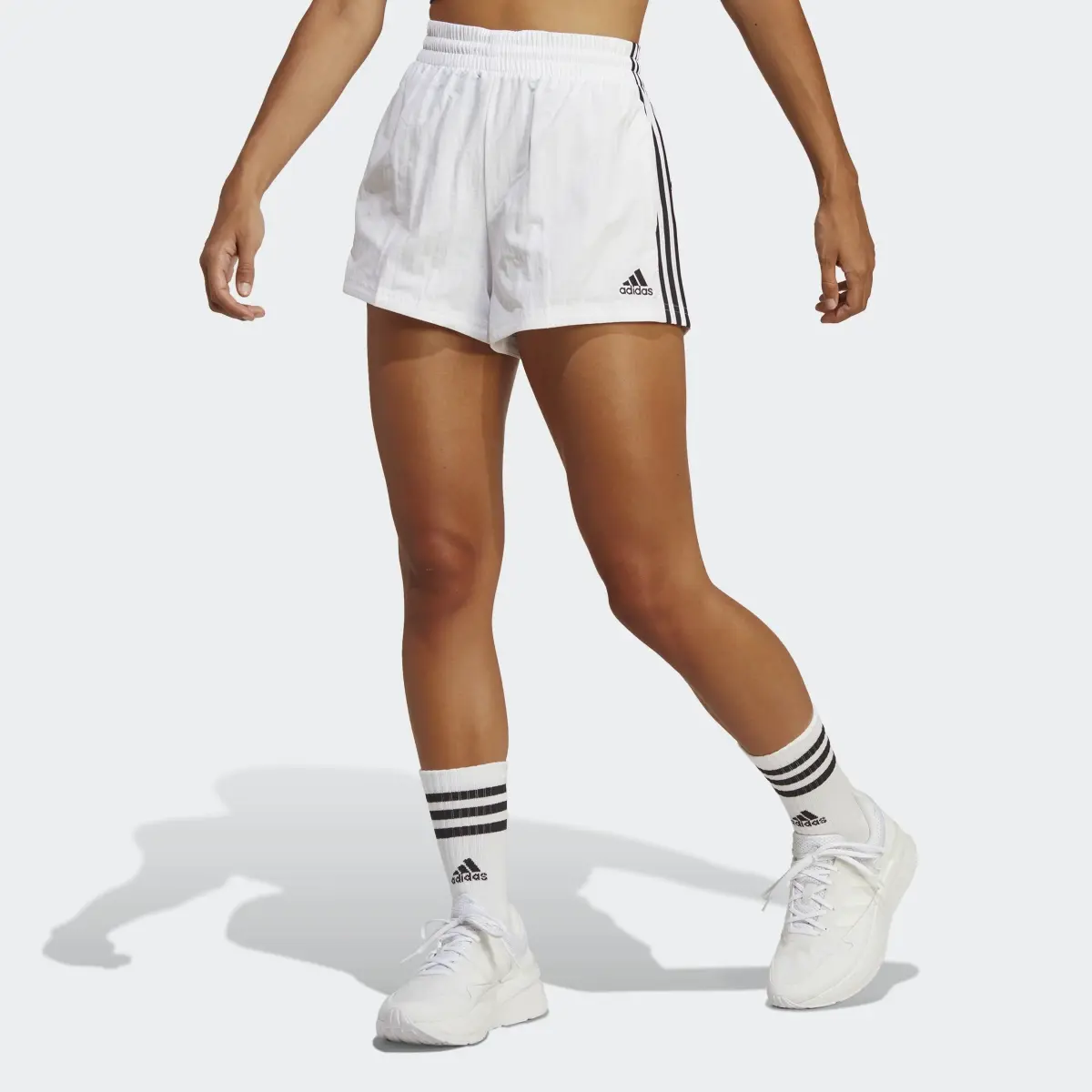 Adidas Essentials 3-Stripes Woven Shorts. 1