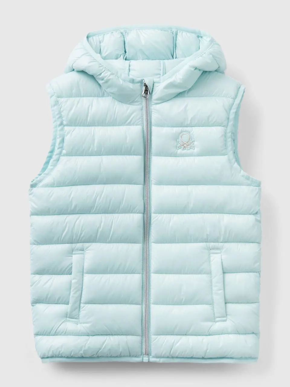 Benetton padded jacket with hood. 1