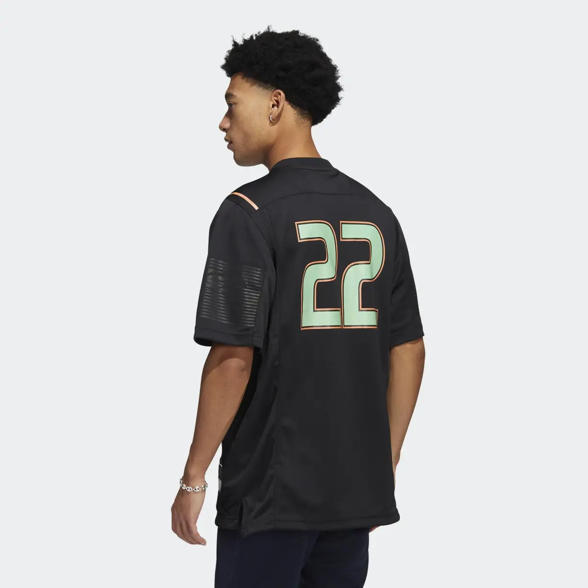 Adidas University of Miami ‘Miami Nights’ Jersey. 3