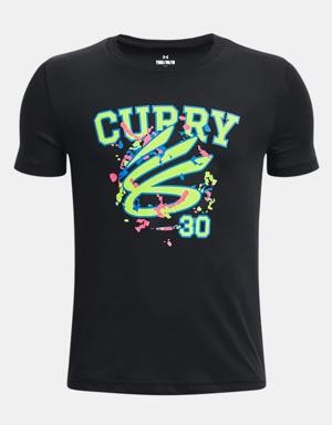 Boys' Curry Logo Short Sleeve