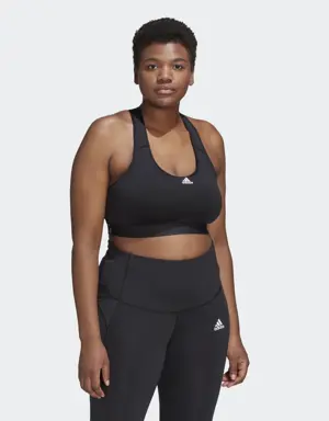 Adidas Brassière adidas Powerreact Training Maintien moyen (Grandes tailles). 2