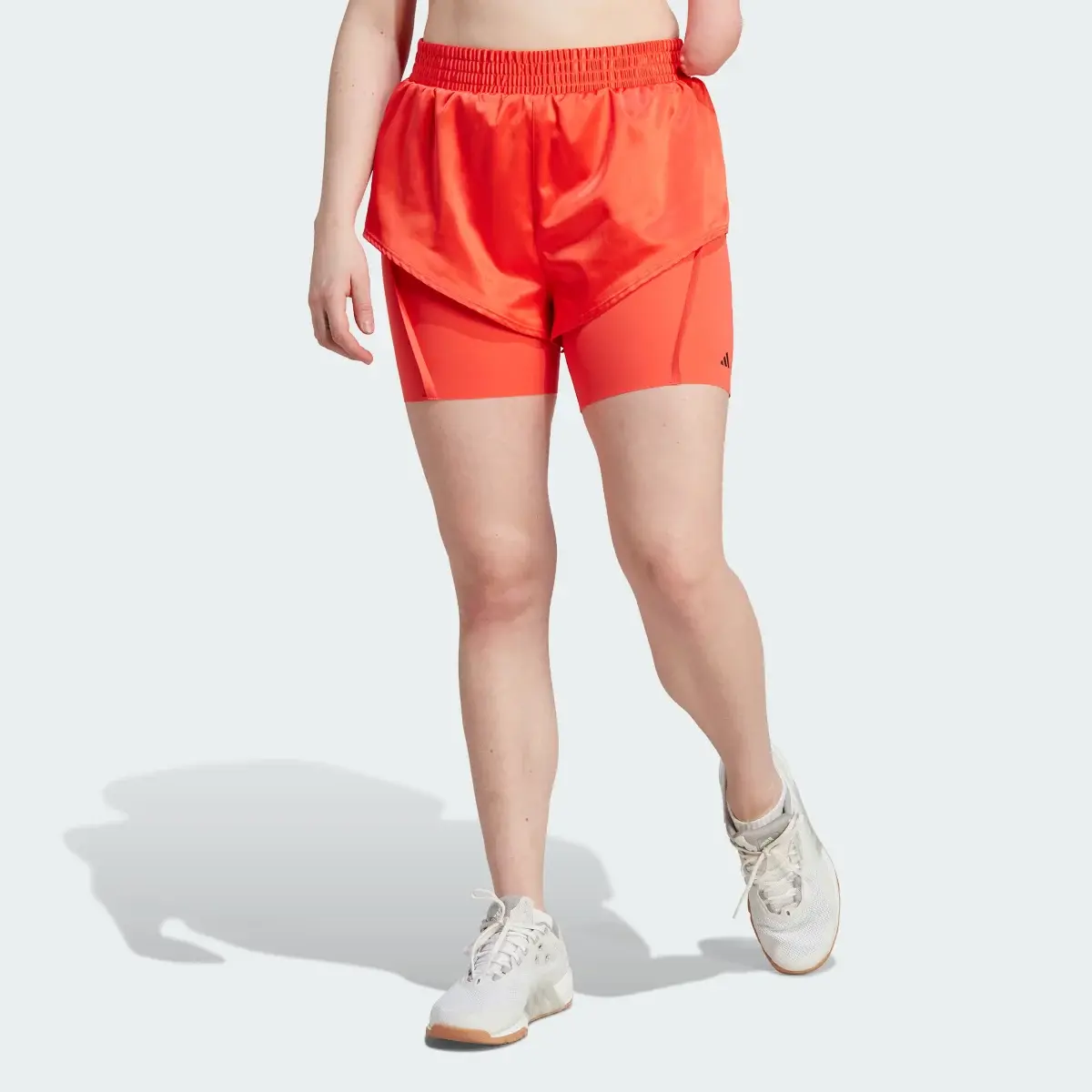 Adidas Power AEROREADY 2-in-1 Shorts. 1