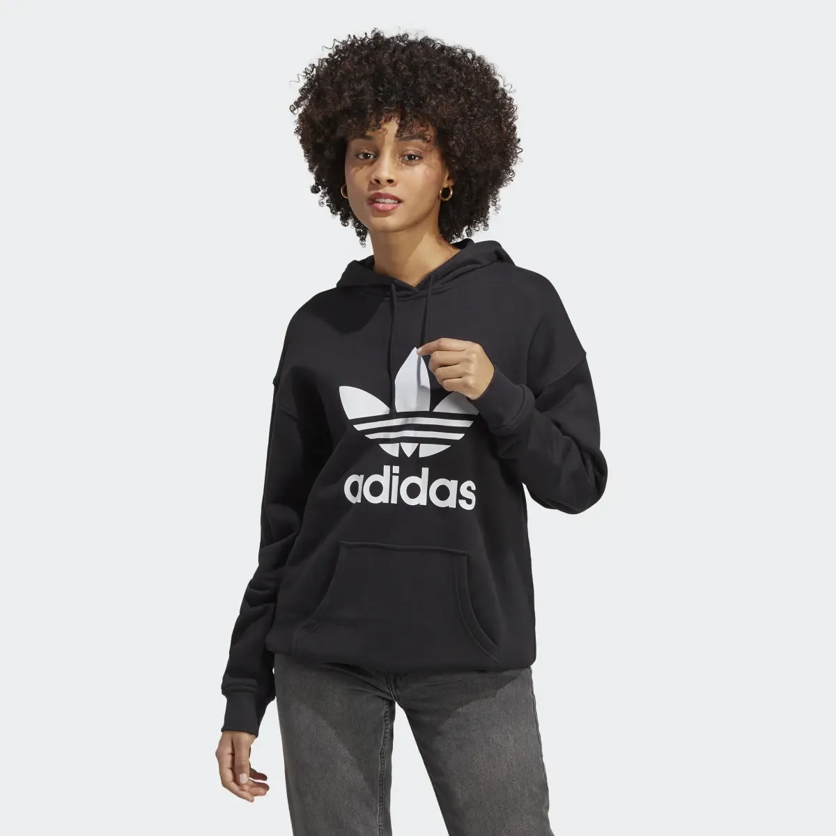 Adidas Adicolor Trefoil Hoodie. 2