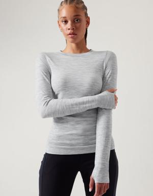 Foresthill Ascent Seamless Top gray