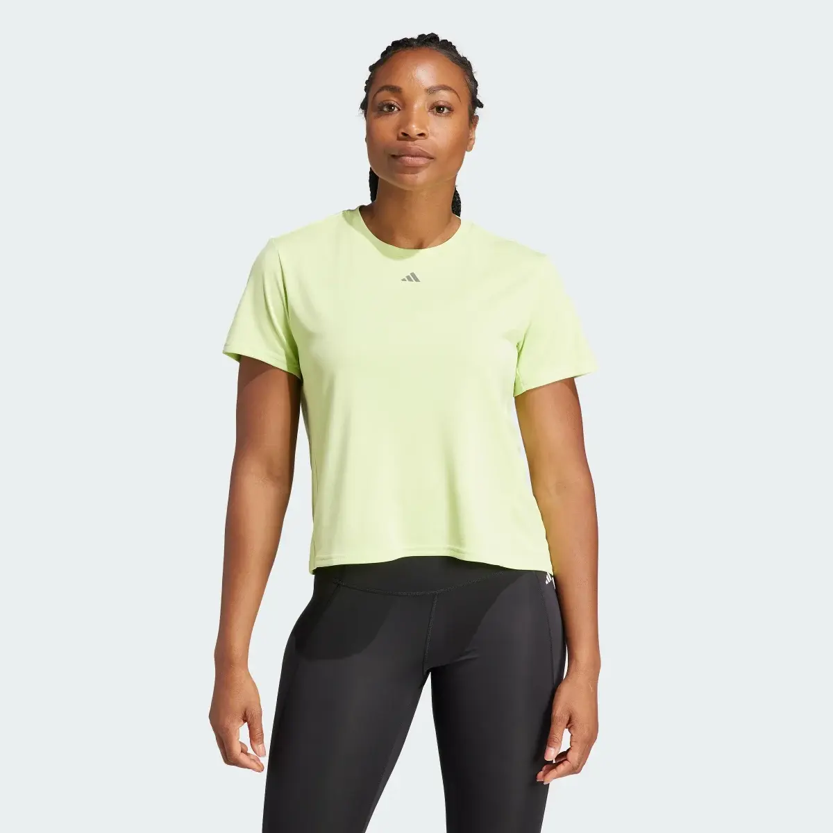 Adidas HIIT HEAT.RDY Sweat-Conceal Training Tee. 2