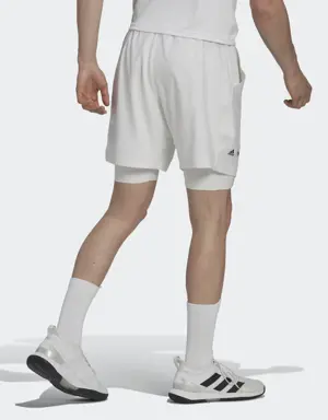 Adidas London Two-in-One Shorts. 2 Adidas London Two-in-One Shorts. 2