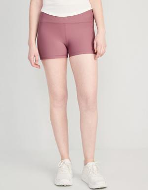 Old Navy High-Waisted PowerSoft Biker Shorts -- 3-inch inseam pink