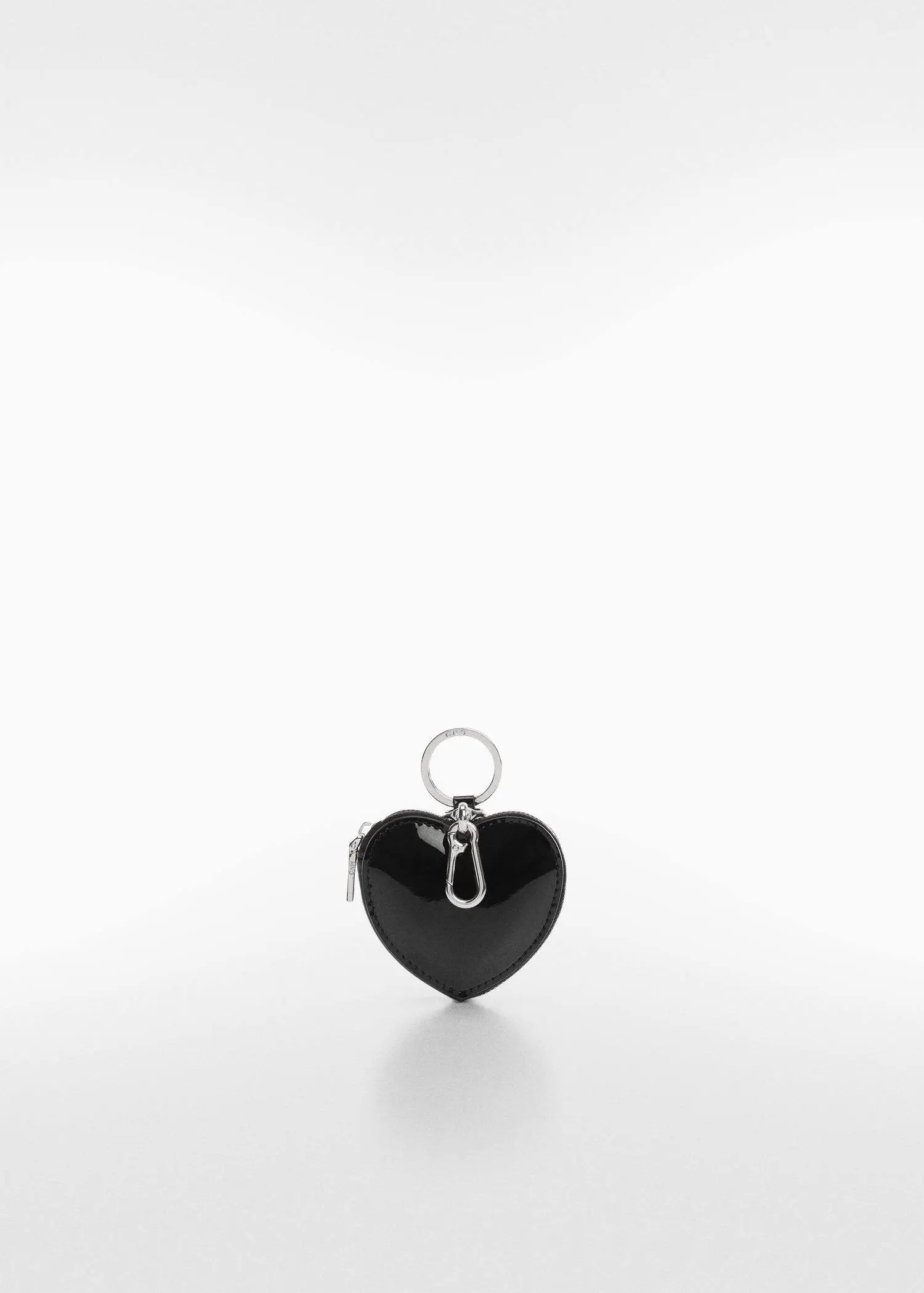Mango Porta-moedas com chaveiro de coração. 1