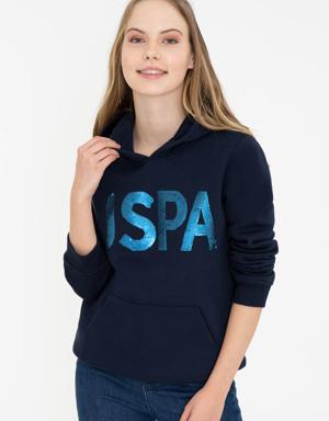 Kadın Lacivert Sweatshirt Basic