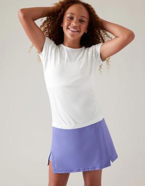 Athleta Girl Power Up Seamless Regular Length Tee white