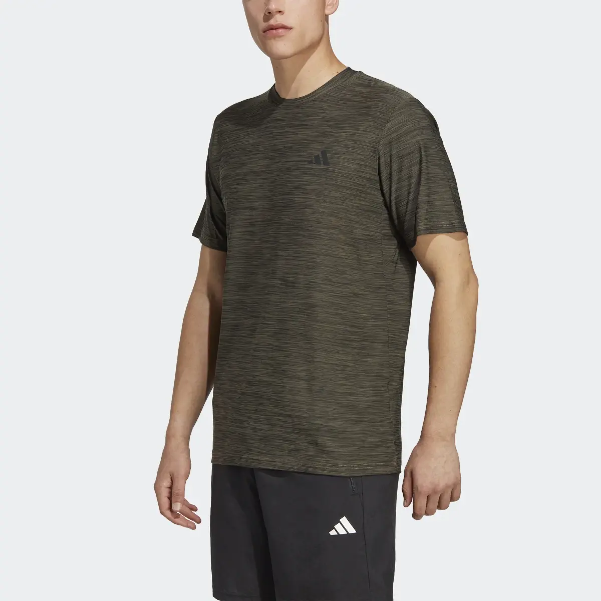 Adidas Train Essentials Stretch Training Tee. 1