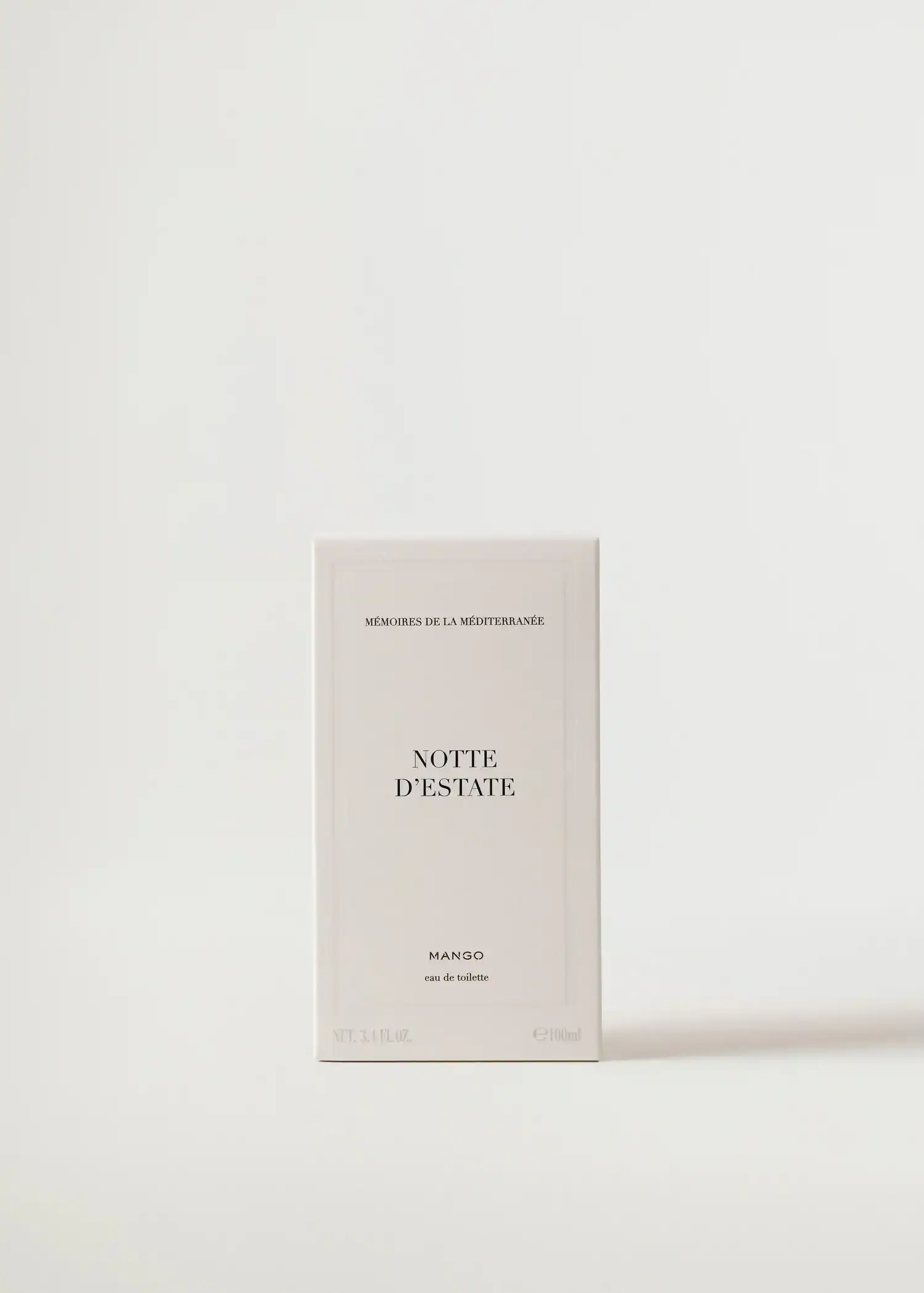 Mango Notte d'Estate fragrance 100 ml. a box that is sitting on the ground. 