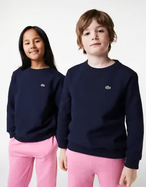 Lacoste Kids’ Lacoste Organic Cotton Flannel Sweatshirt