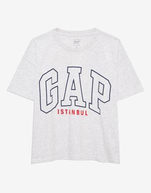 Gap Logo İstanbul T-Shirt