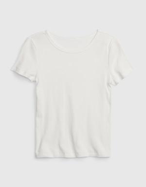 Kids Rib T-Shirt white