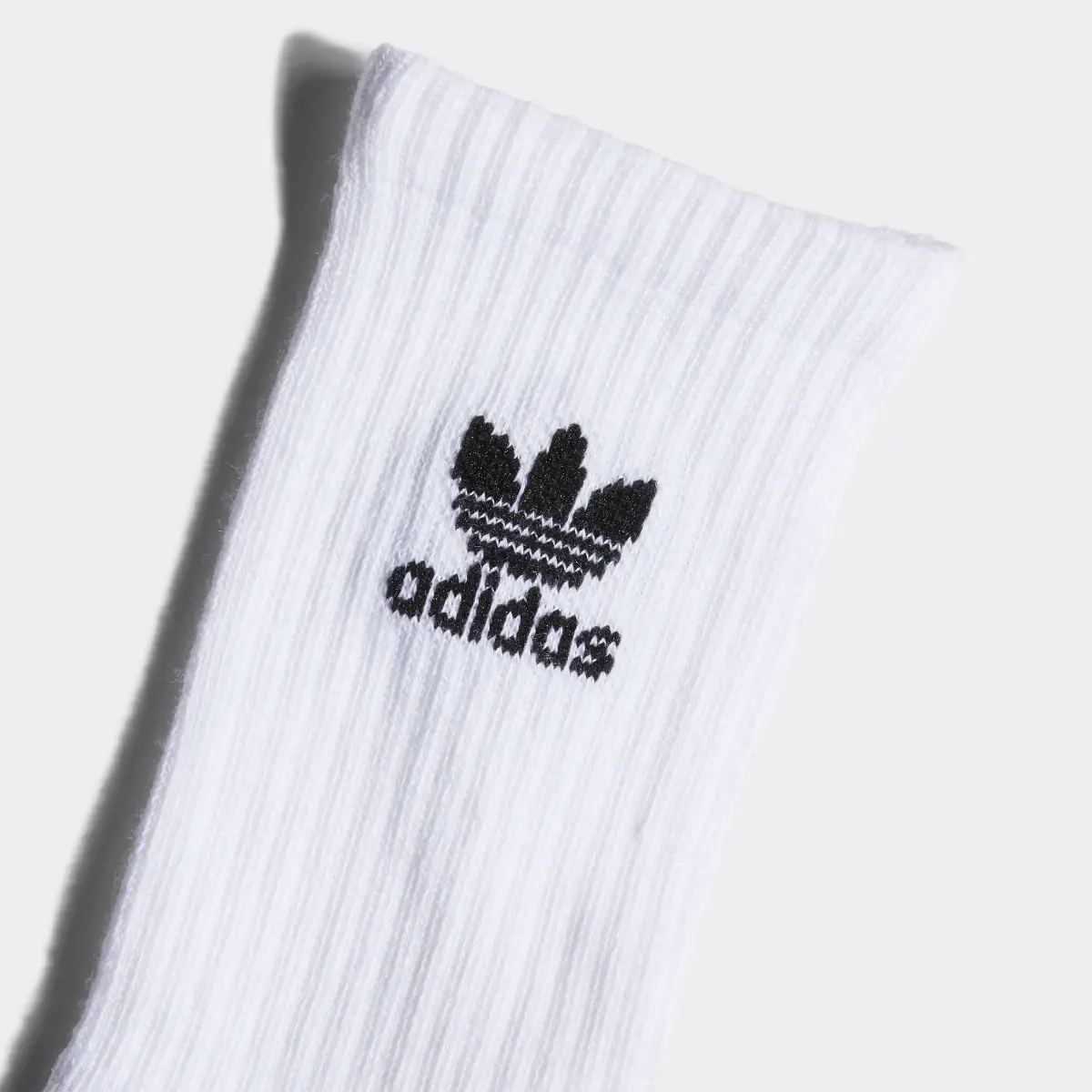 Adidas Trefoil Crew Socks 6 Pairs. 3