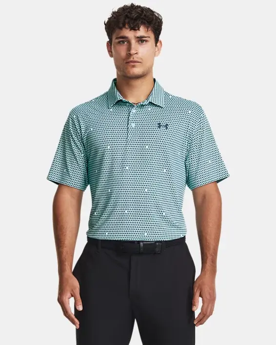 Under Armour Men's UA Playoff 2.0 Printed Polo. 1