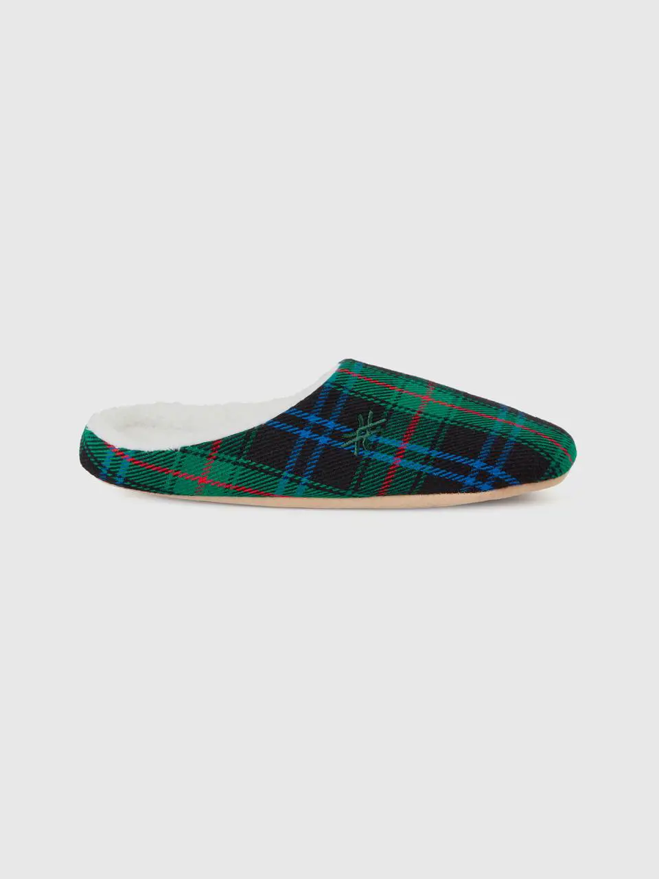 Benetton tartan slippers. 1