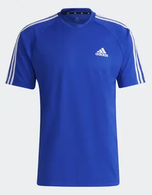 Adidas Playera AEROREADY Sereno 3 Franjas