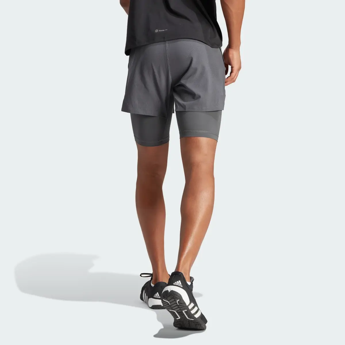 Adidas Pantalón corto HEAT.RDY HIIT Elevated Training 2-in-1. 3