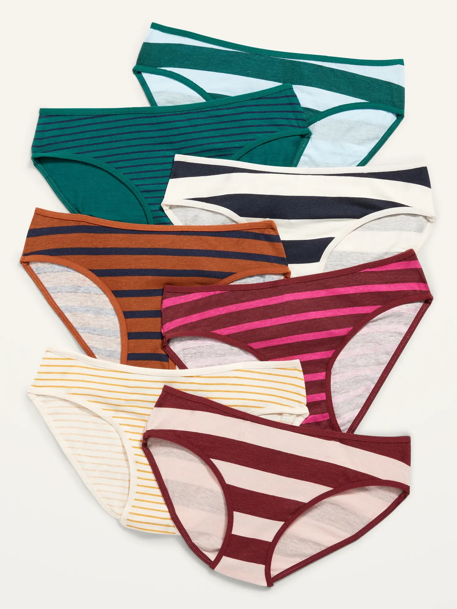 Old Navy Printed Bikini Underwear 7-Pack for Girls multi. 1