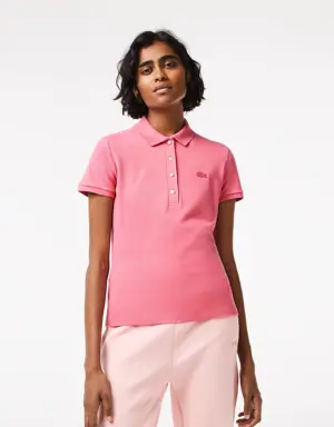 Women's Lacoste Slim fit Stretch Cotton Piqué Polo Shirt