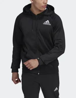 AEROREADY Game and Go Small Logo Full-Zip Hoodie