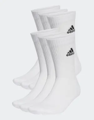 Meias de Cano Médio Acolchoadas Sportswear – 6 pares