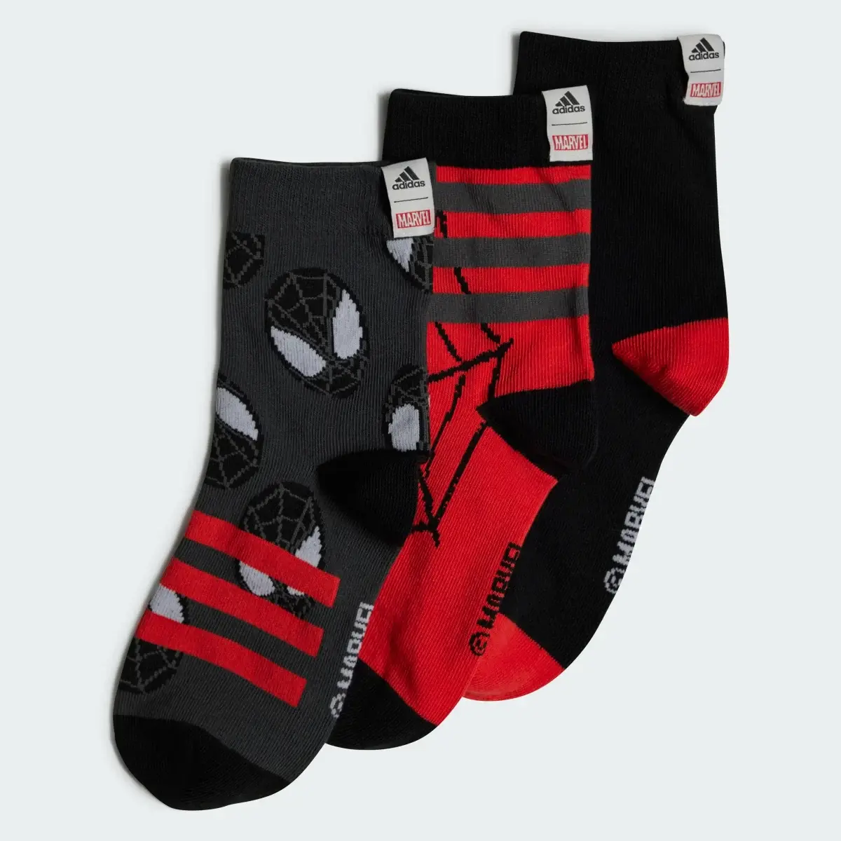 Adidas Marvel Spider-Man Crew Socks 3 Pairs. 2