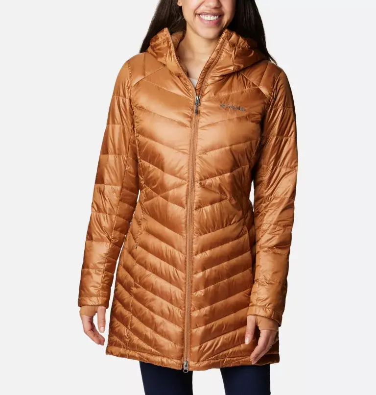 Columbia Women's Joy Peak™ Mid Insulated Hooded Jacket. 2