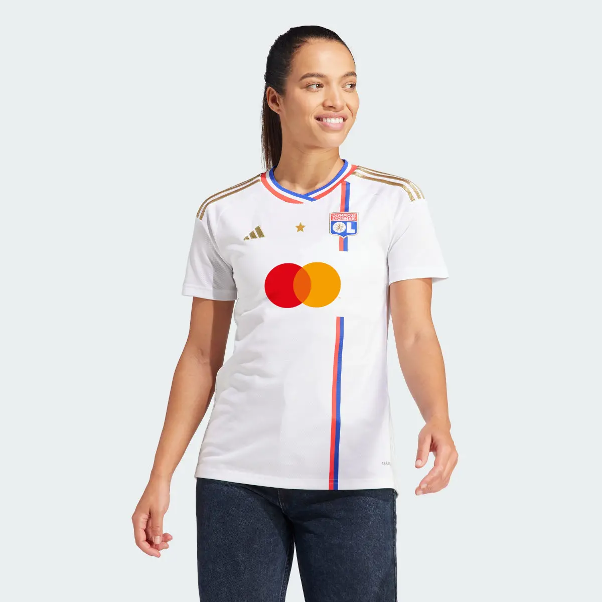 Adidas Camiseta primera equipación Olympique de Lyon 23/24. 2