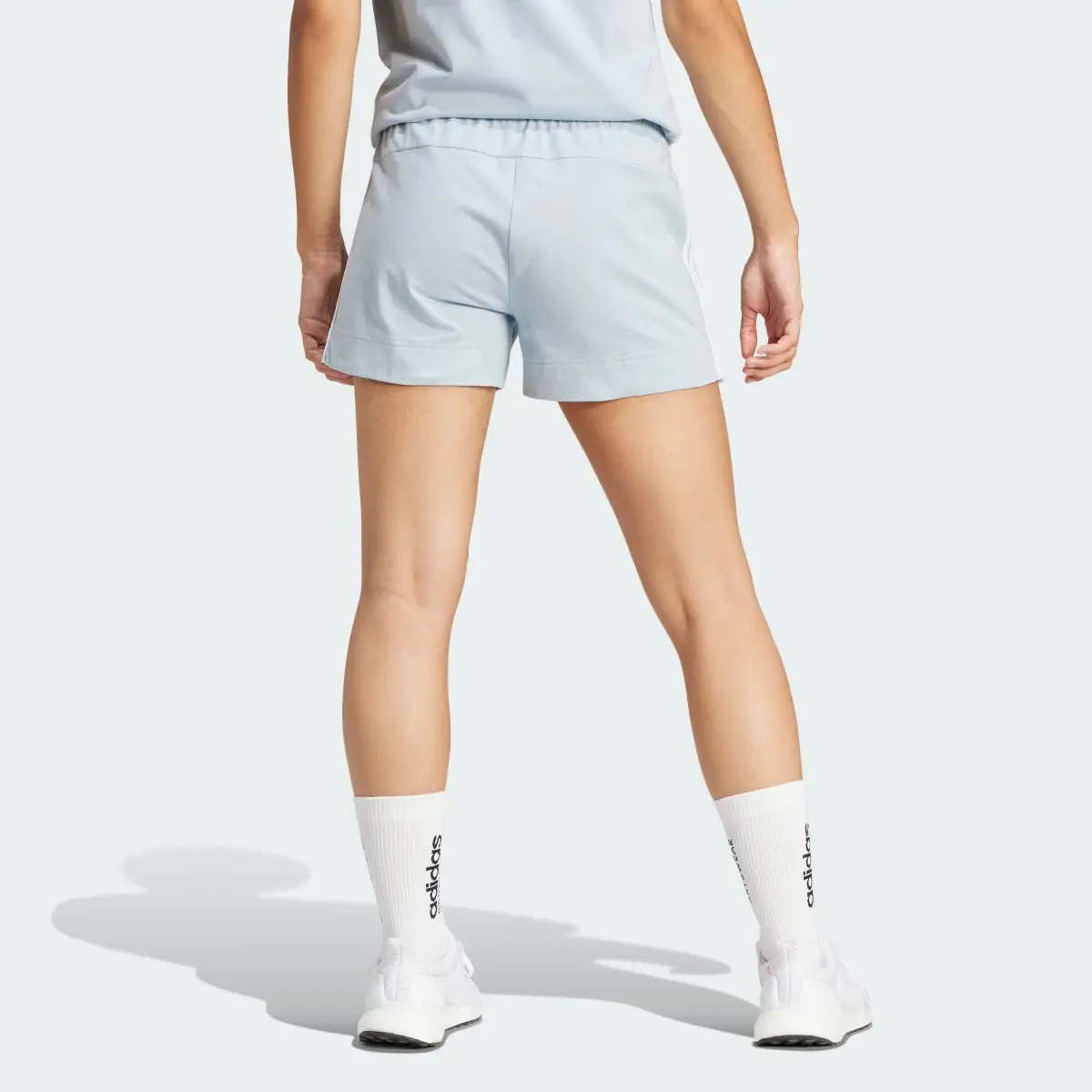Adidas Essentials Slim 3-Stripes Shorts. 2