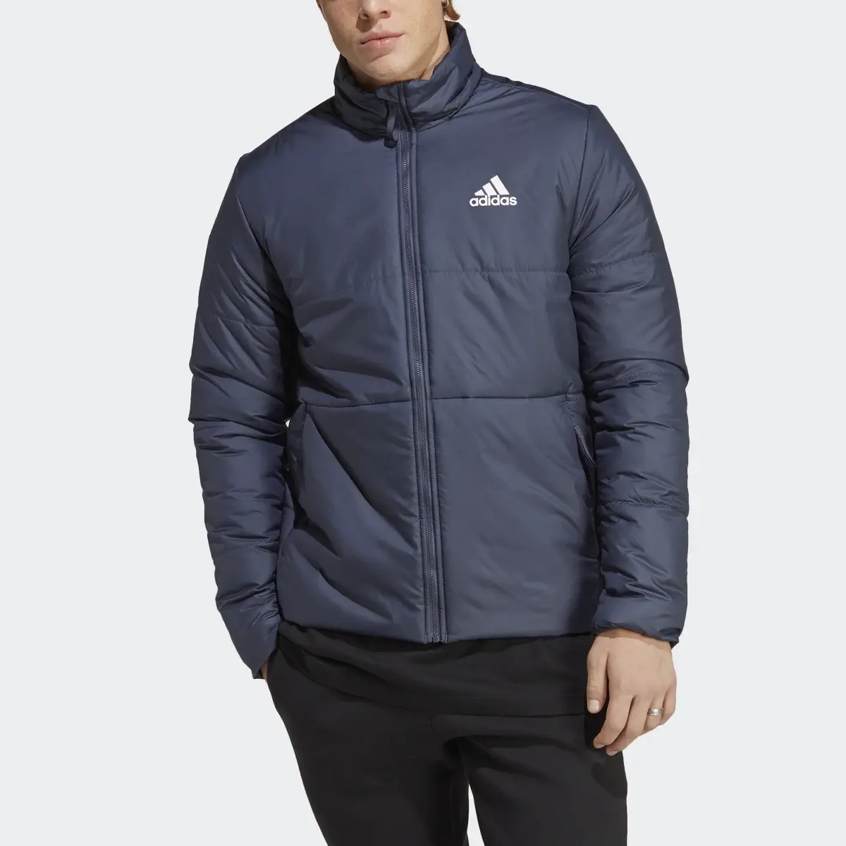 Adidas BSC 3-Stripes Insulated Jacket. 1