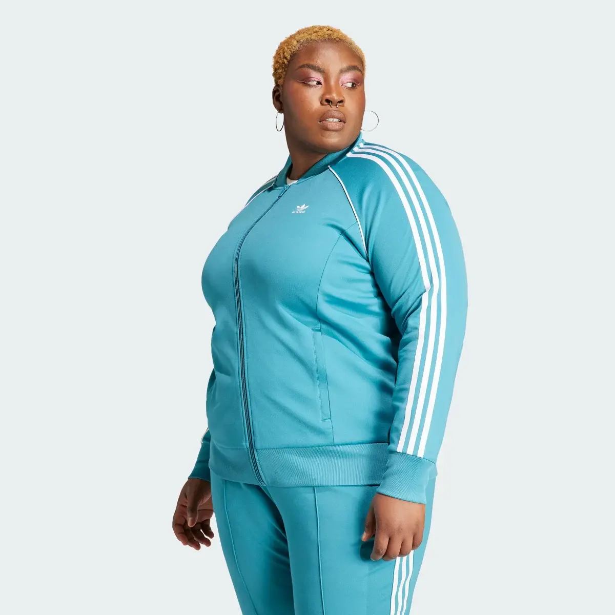 Adidas Adicolor Classics SST Track Jacket (Plus Size). 2