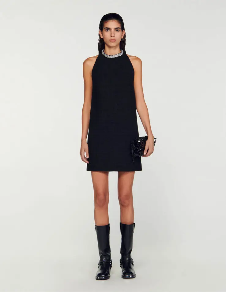 Sandro Dress with jewellery collar Login to add to Wish list. 1