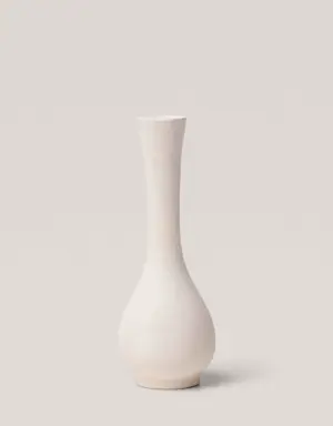 Textured metalic vase