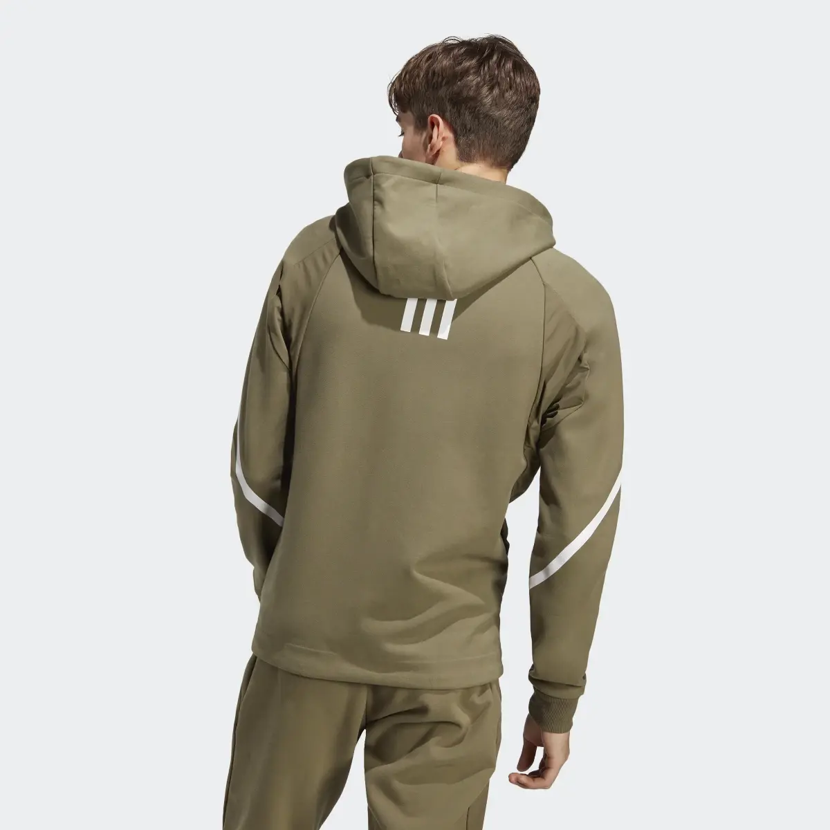 Adidas Designed 4 Gameday Premium Full-Zip Kapüşonlu Üst. 3