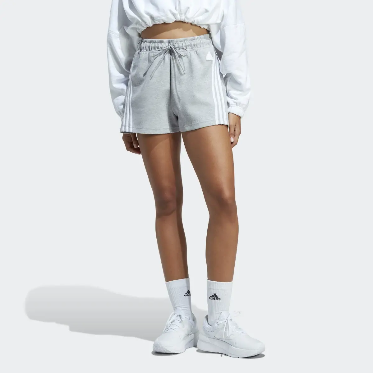 Adidas Future Icons 3-Stripes Shorts. 1