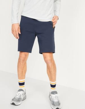 Dynamic Fleece Jogger Shorts --9-inch inseam blue
