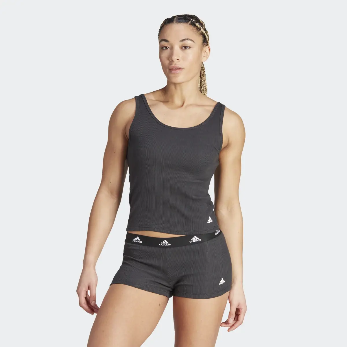 Adidas Active Flex Ribbed Tank Top Underwear. 2